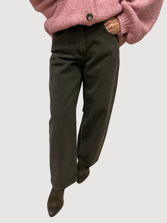 HAVEONE - Jeans Bella fondente a palazzo dritto