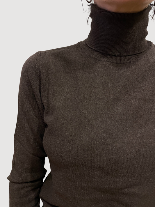 HAVEONE - Maglia a collo alto in misto viscosa - più colori