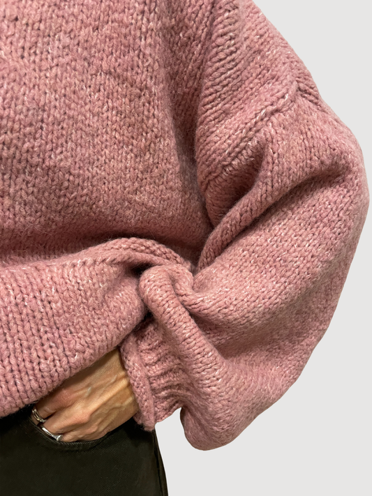 HAVEONE - Cardigan a ovetto con bottoni e tasche frontali - più colori