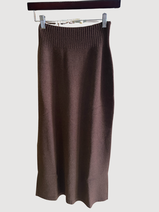 ARVS - Longuette in maglia con spacco sul retro - più colori