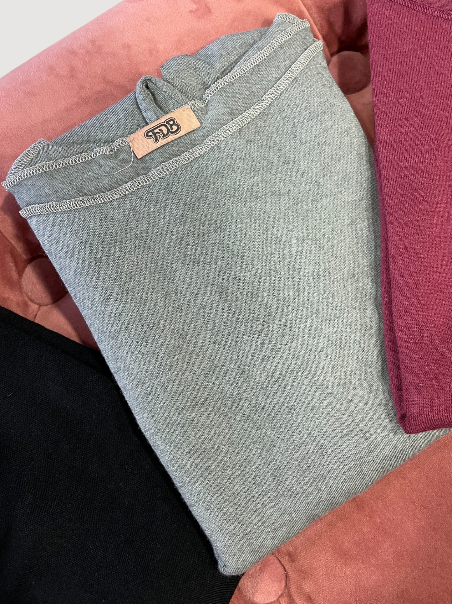 FDB - Maglia in cashmere e modale a girocollo - più colori