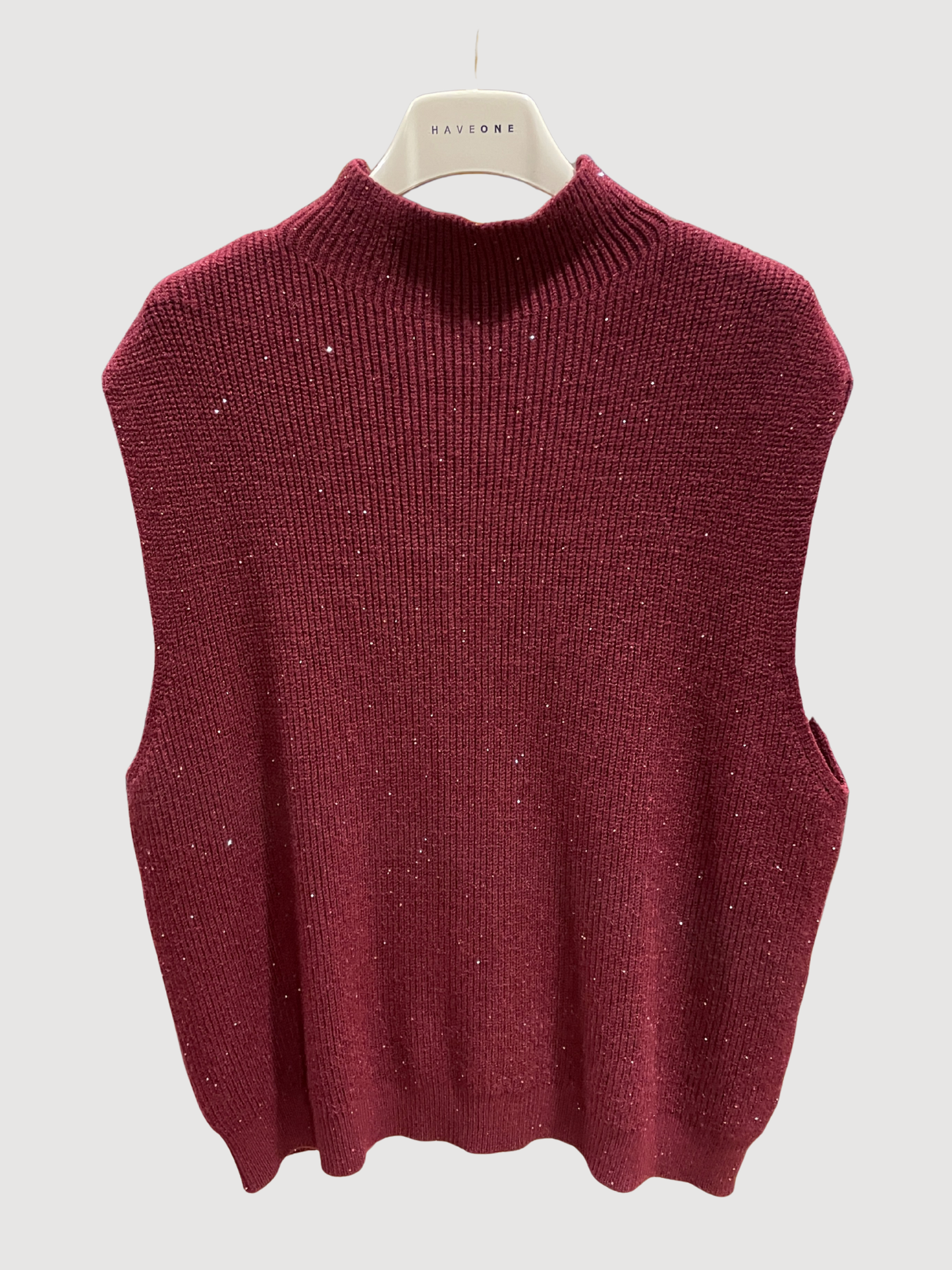 HAVEONE - Gilet con micro lucette e colletto a cratere - più colori
