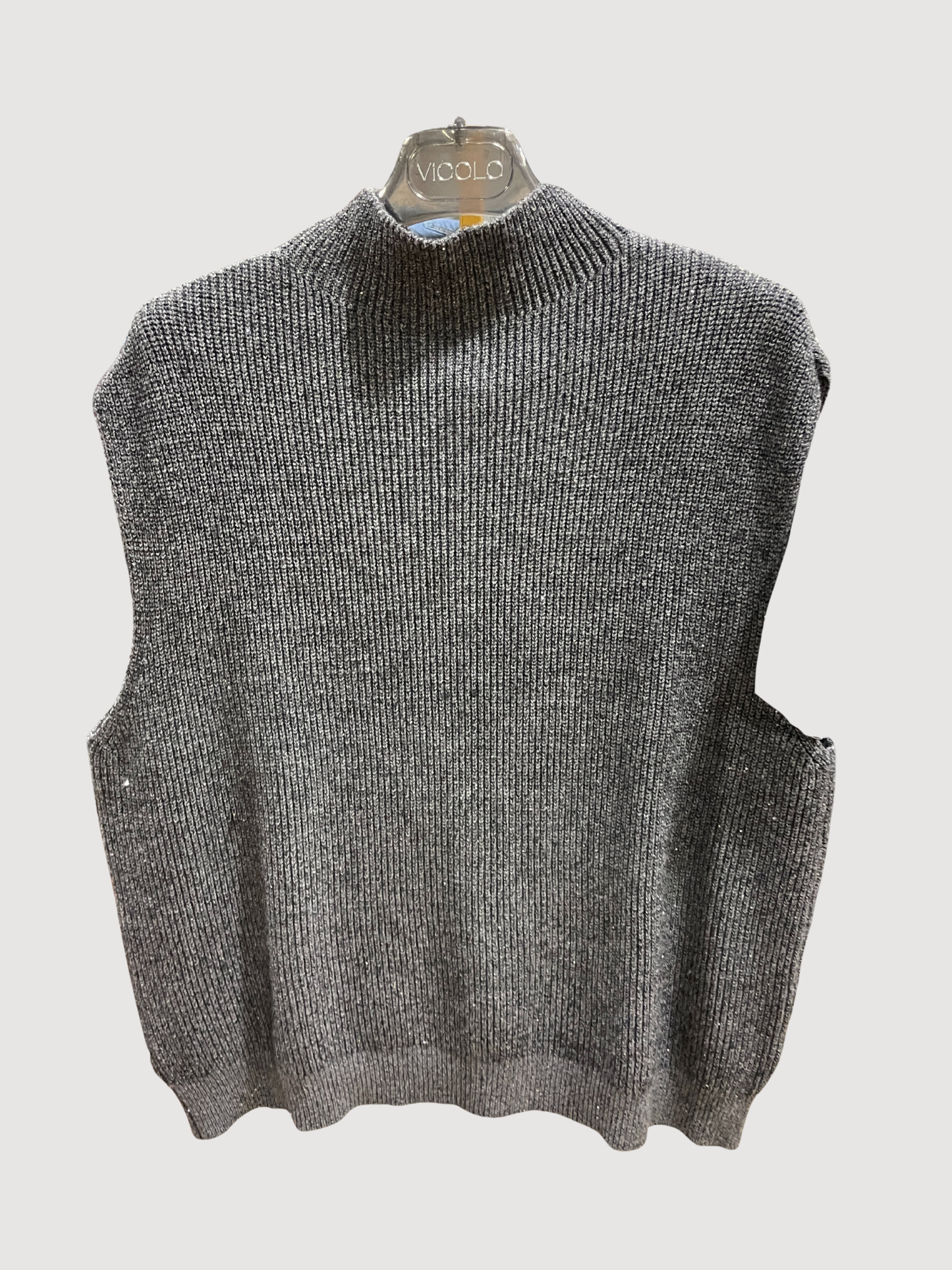 HAVEONE - Gilet con micro lucette e colletto a cratere - più colori