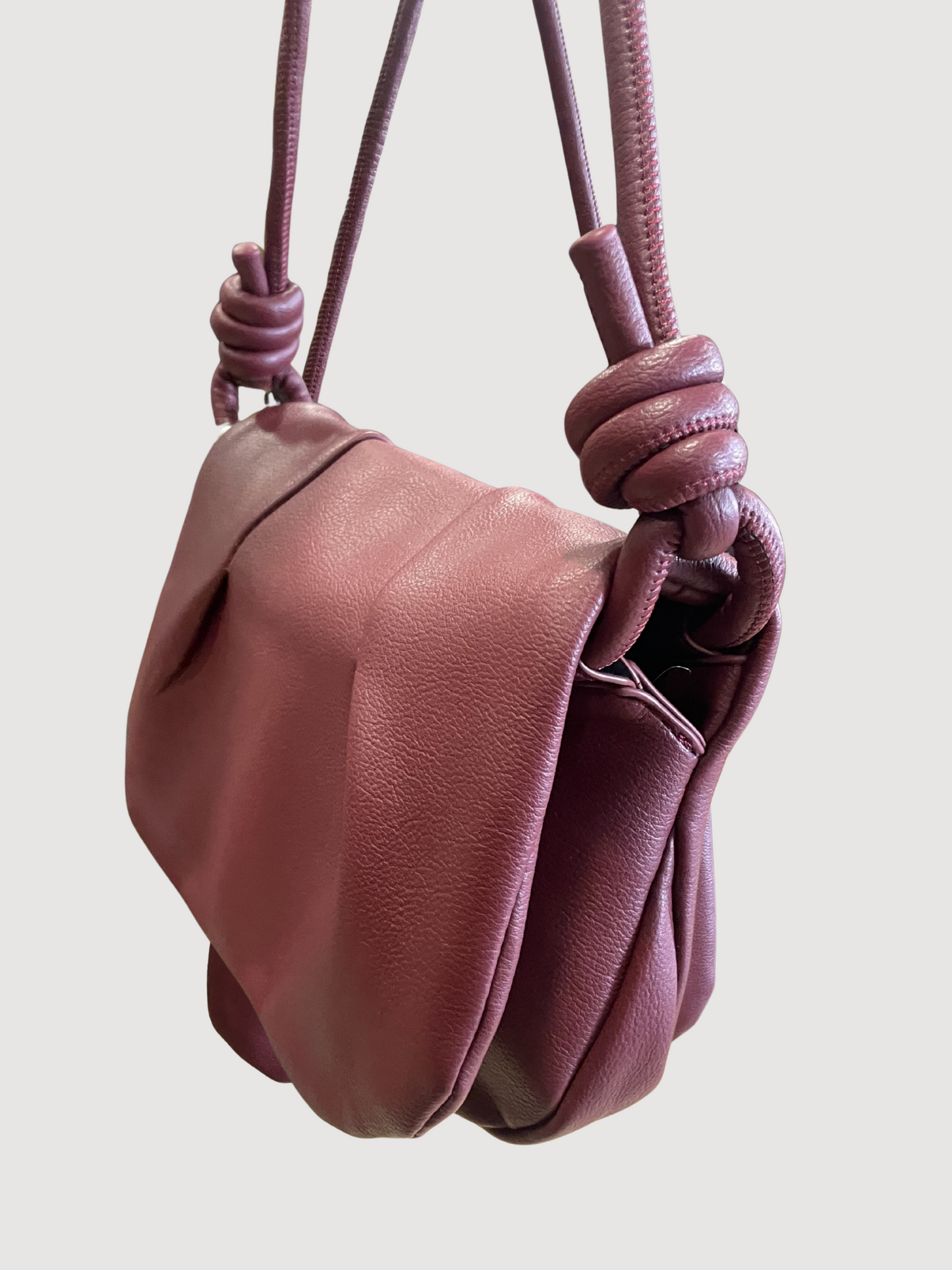 Borsa nera in ecopelle con manico o tracolla - più colori