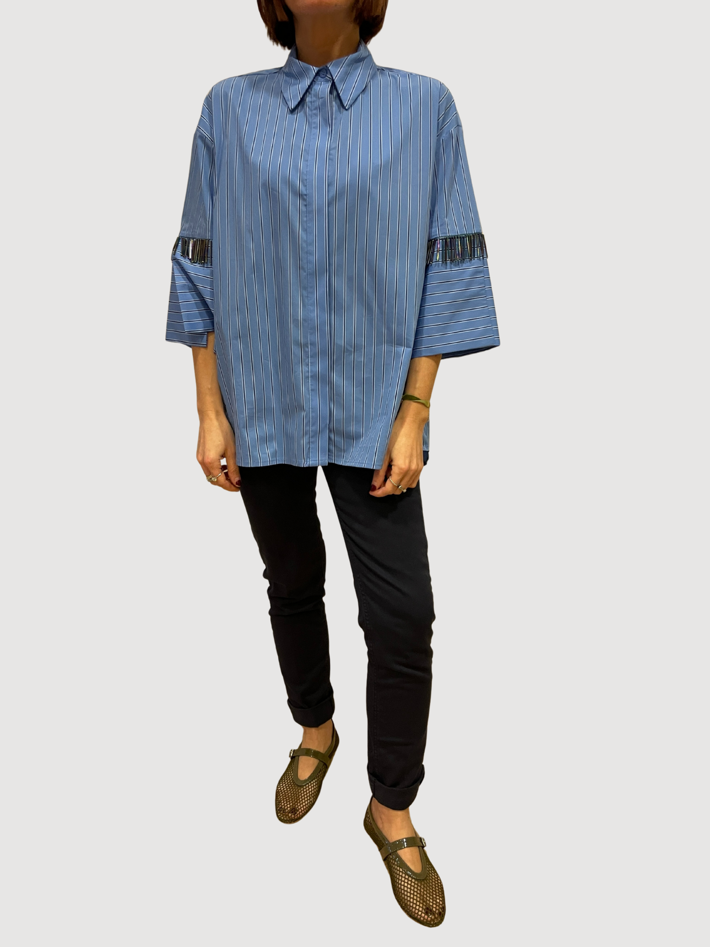 VICOLO - Jeans Daisy slim fit blu notte elasticizzato