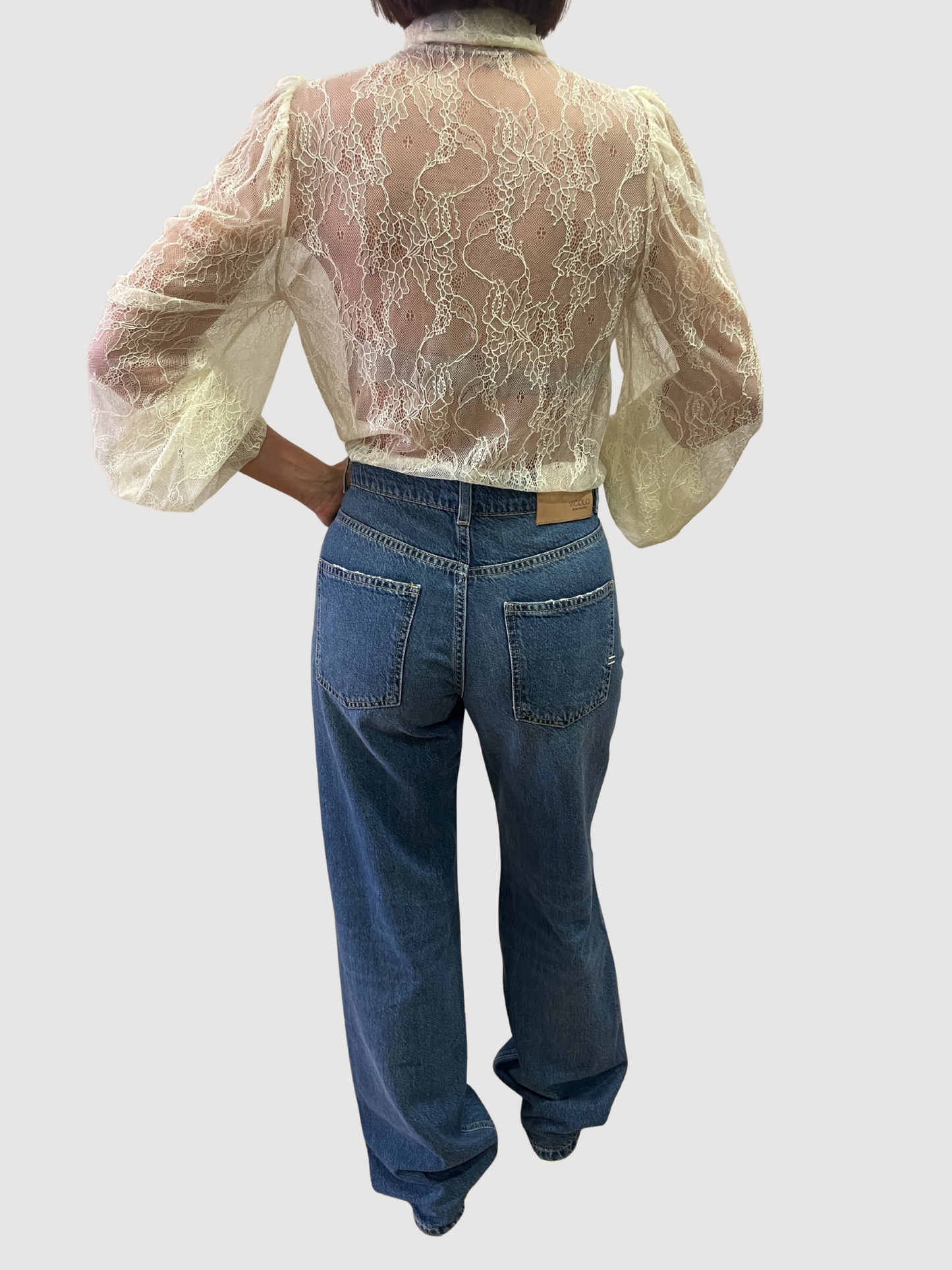 VICOLO - Jeans Alex in denim a palazzo dritto