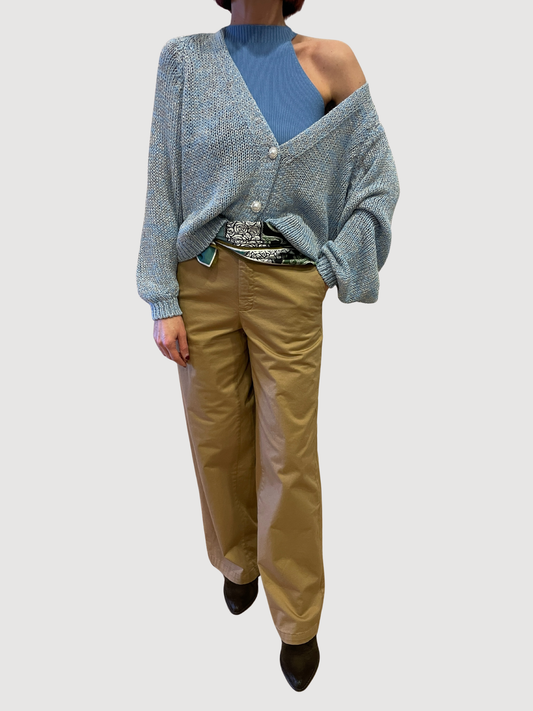HAVEONE - Cardigan con bottoni a gioiello a scatoletta - più colori