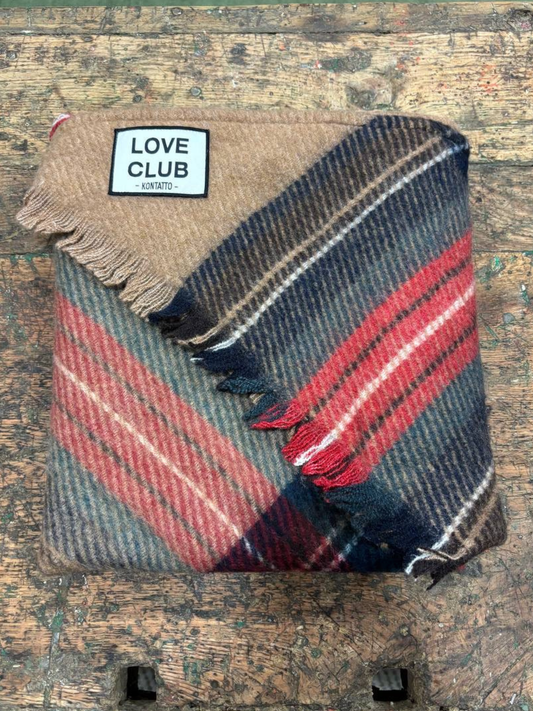 KONTATTO - Sciarpa a triangolo con frange - più colori