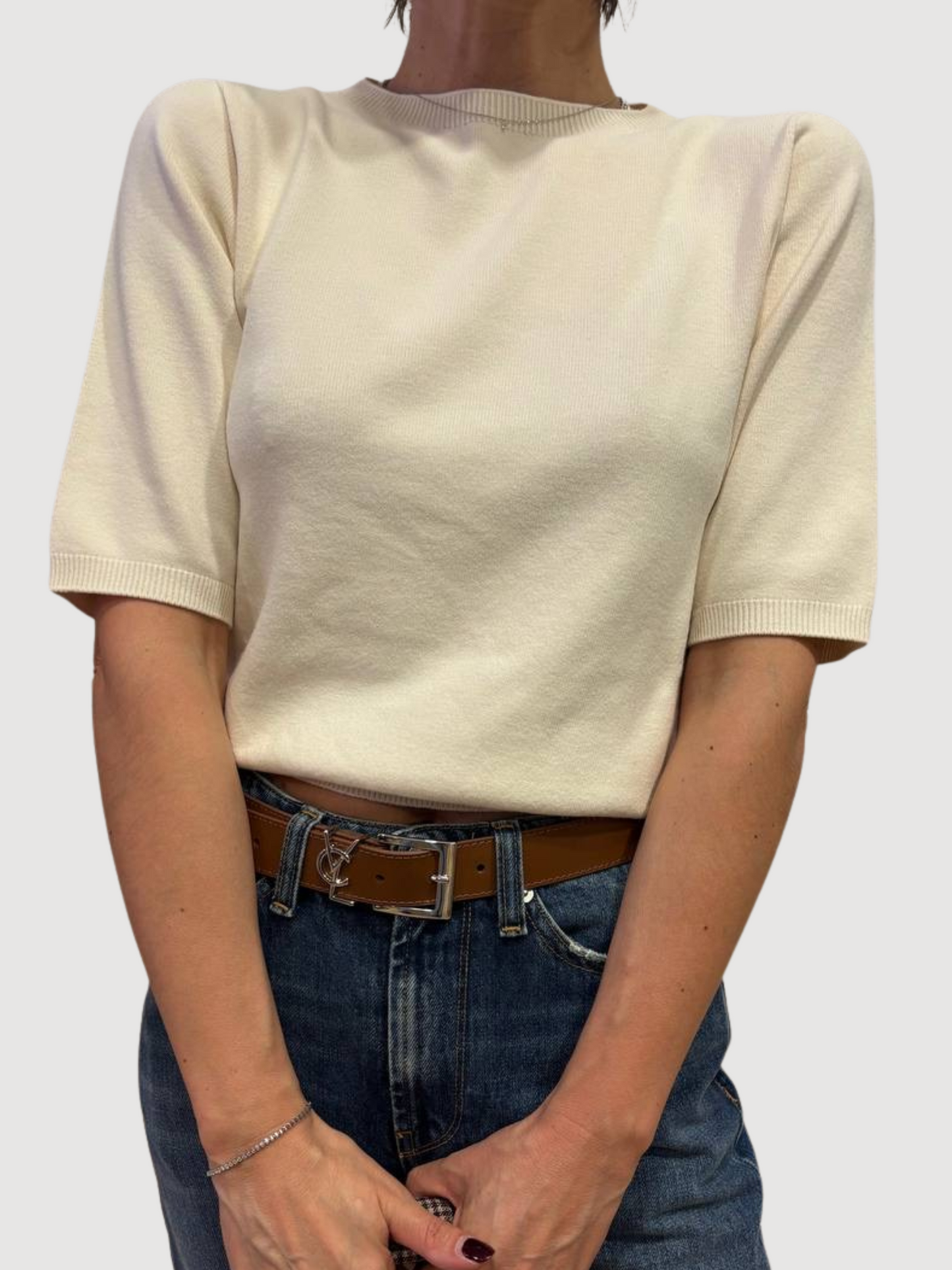 KONTATTO - Maglia a mezza manica in misto viscosa - più colori