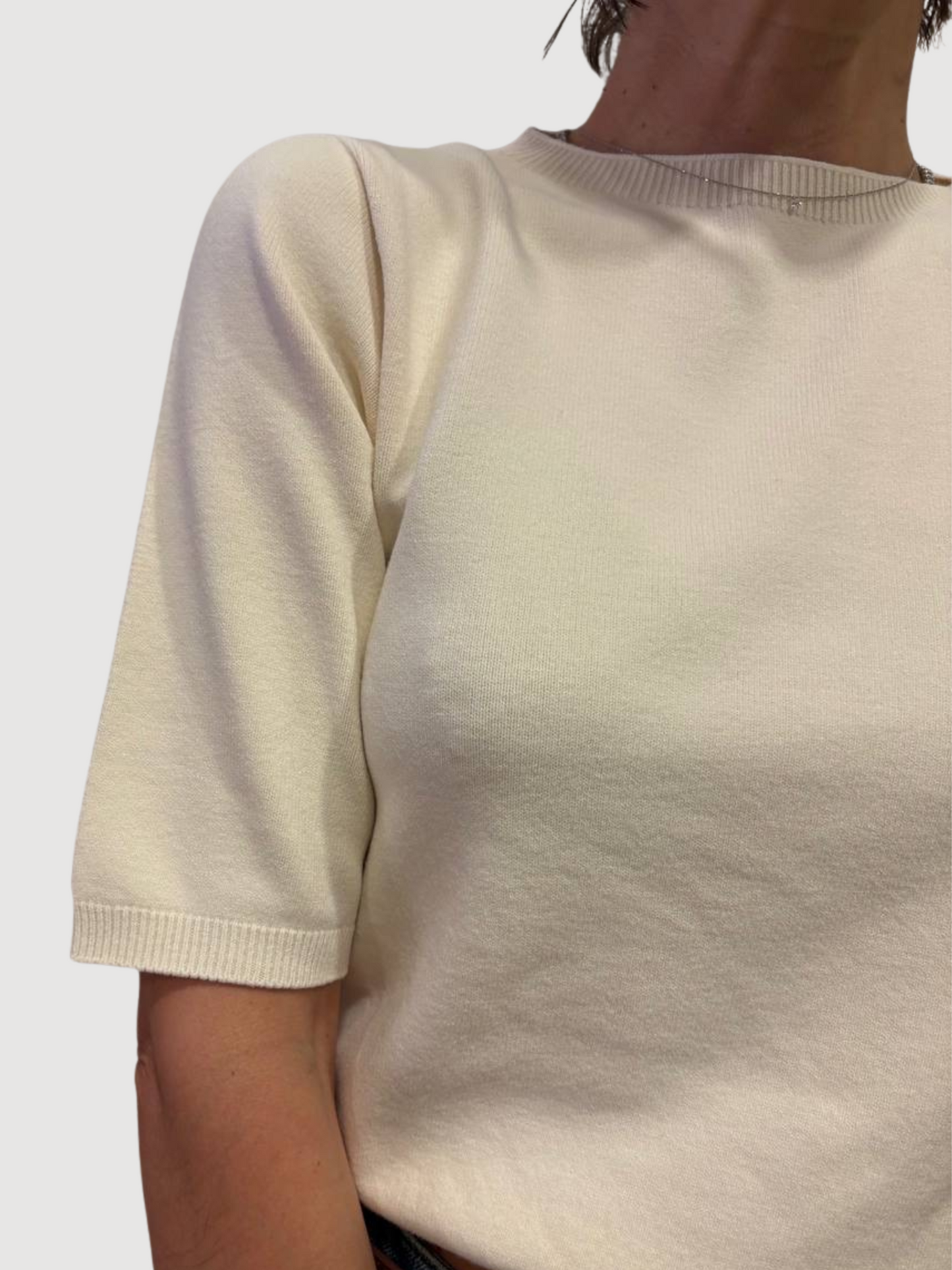 KONTATTO - Maglia a mezza manica in misto viscosa - più colori