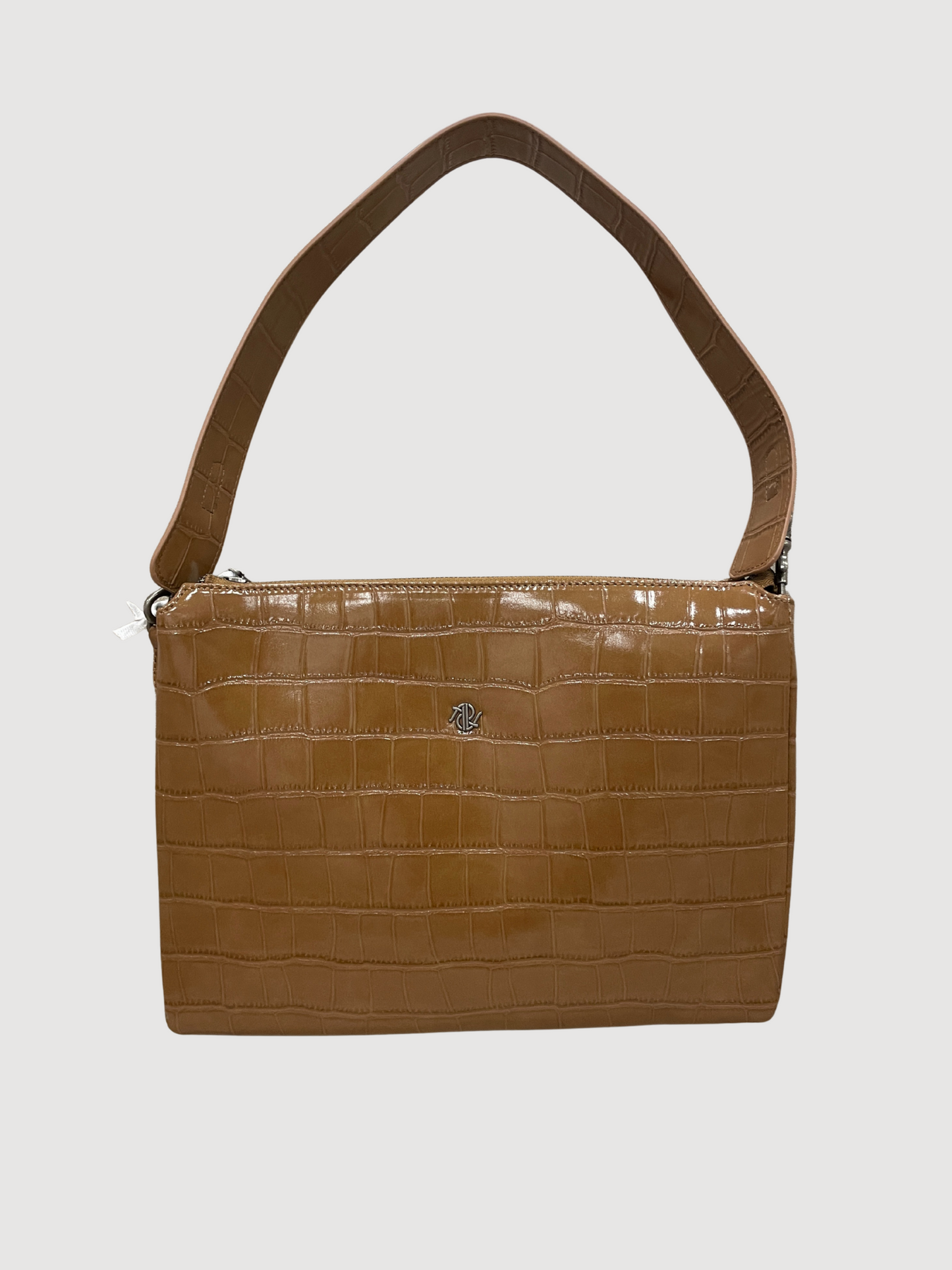 Borsa coccodrillo in ecopelle con manico - più colori