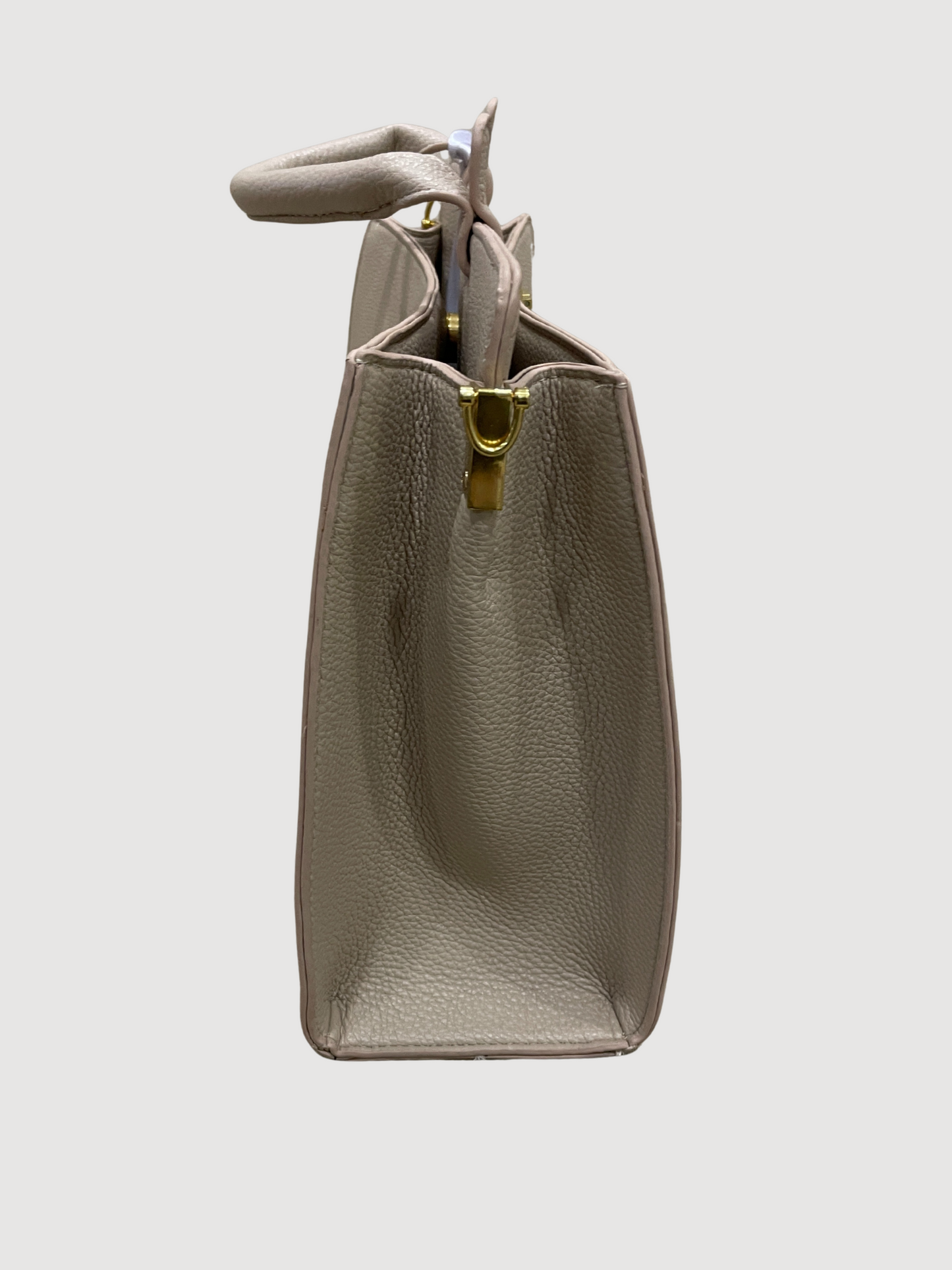 Borsa in ecopelle con manici - più colori