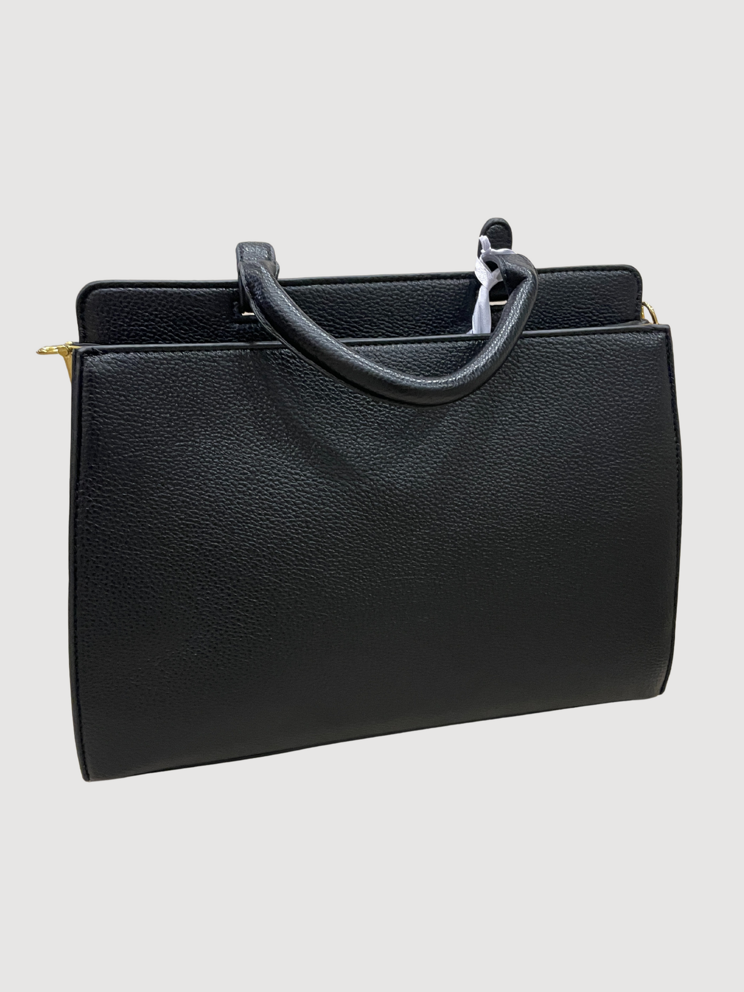 Borsa in ecopelle con manici - più colori