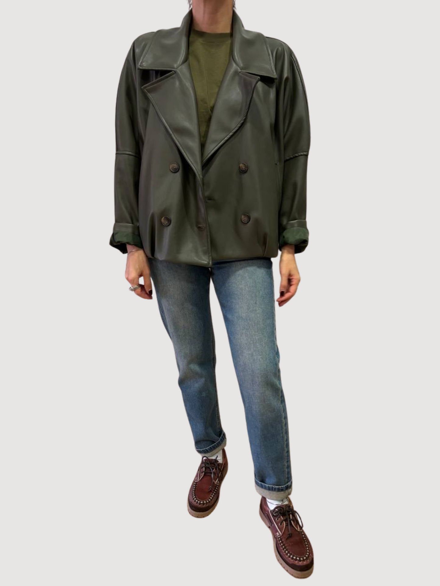 HAVEONE - Jeans Louis in denim a vita alta