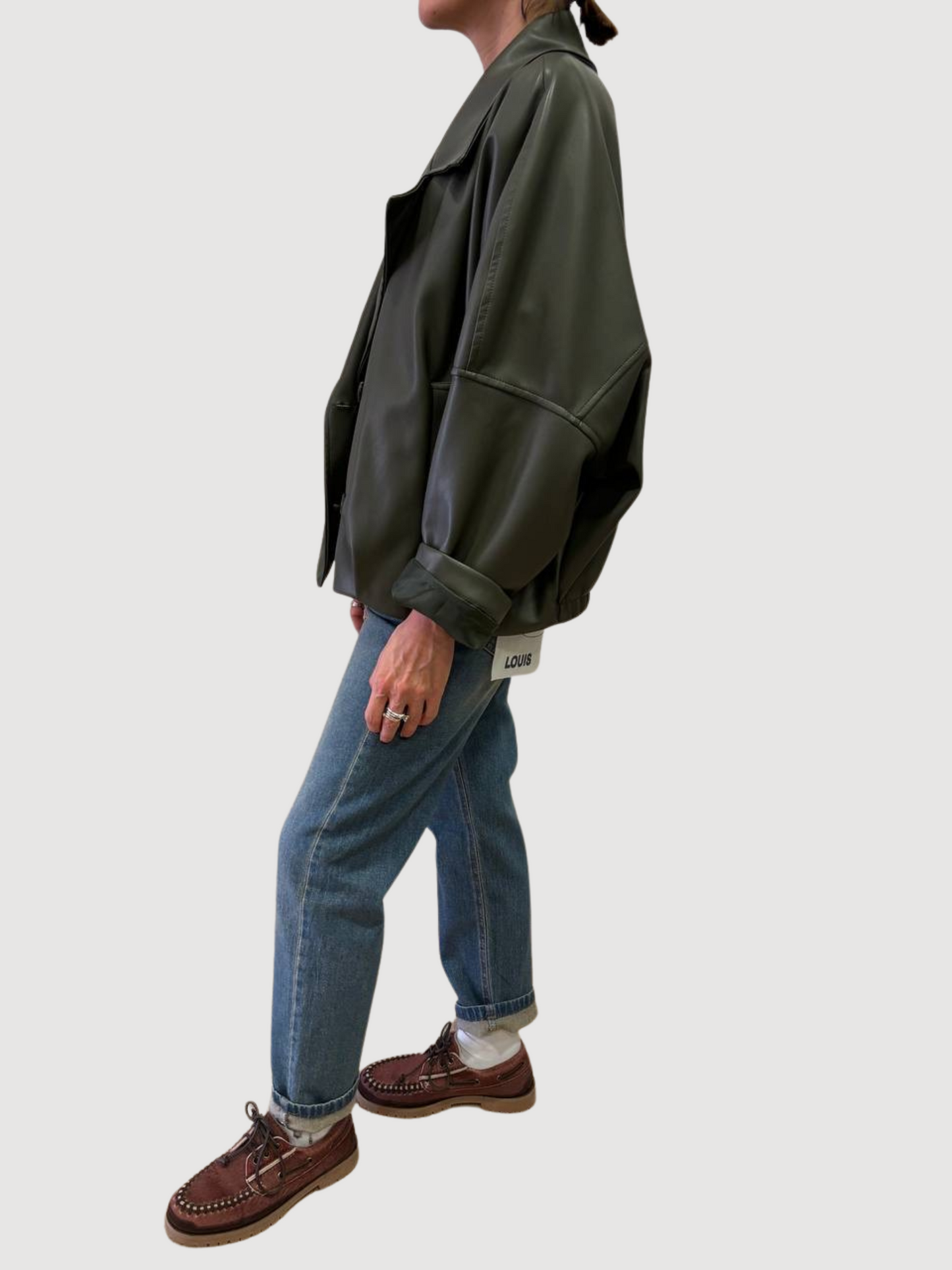 HAVEONE - Jeans Louis in denim a vita alta