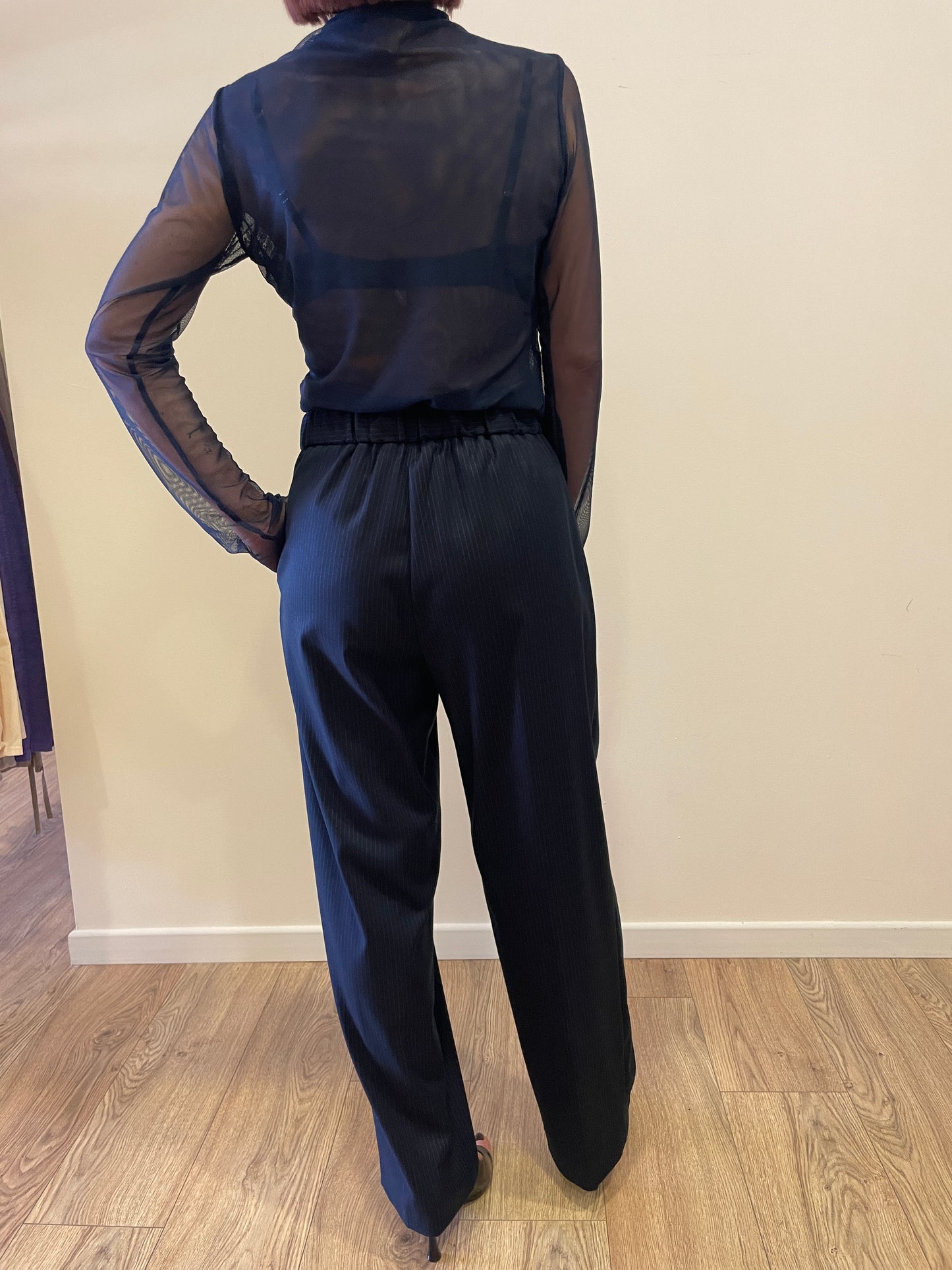 KONTATTO - Blusa in tulle color blu
