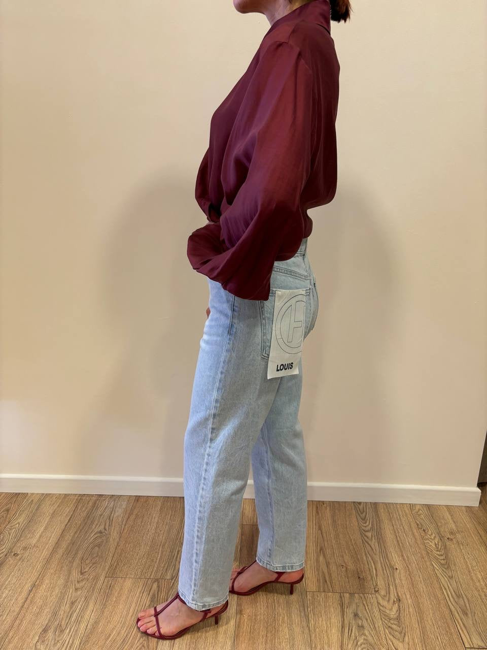 HAVEONE - Jeans Louis mom fit in denim chiaro