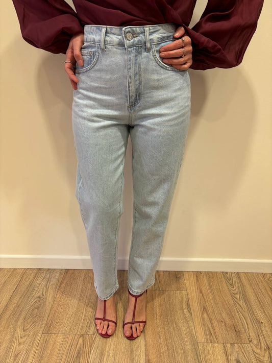 HAVEONE - Jeans Louis mom fit in denim chiaro