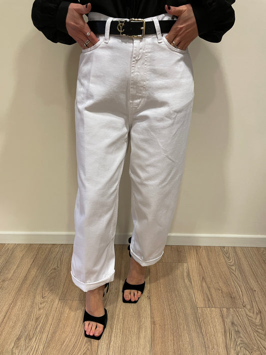 VICOLO - Jeans Laila bianco ottico baggy fit