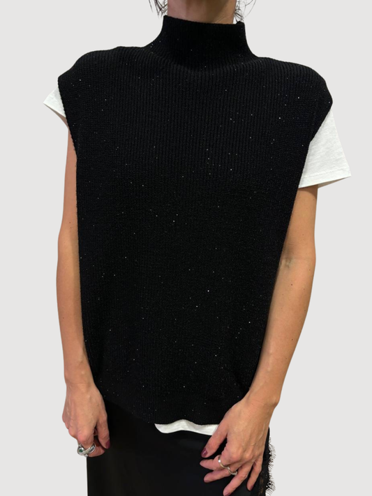 HAVEONE - Gilet con micro lucette e colletto a cratere - più colori