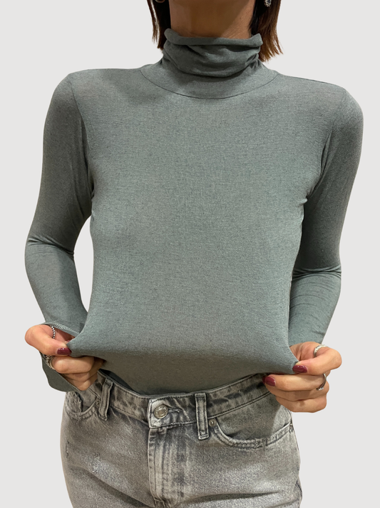 FDB - Maglia in cashmere e modale a collo alto - più colori