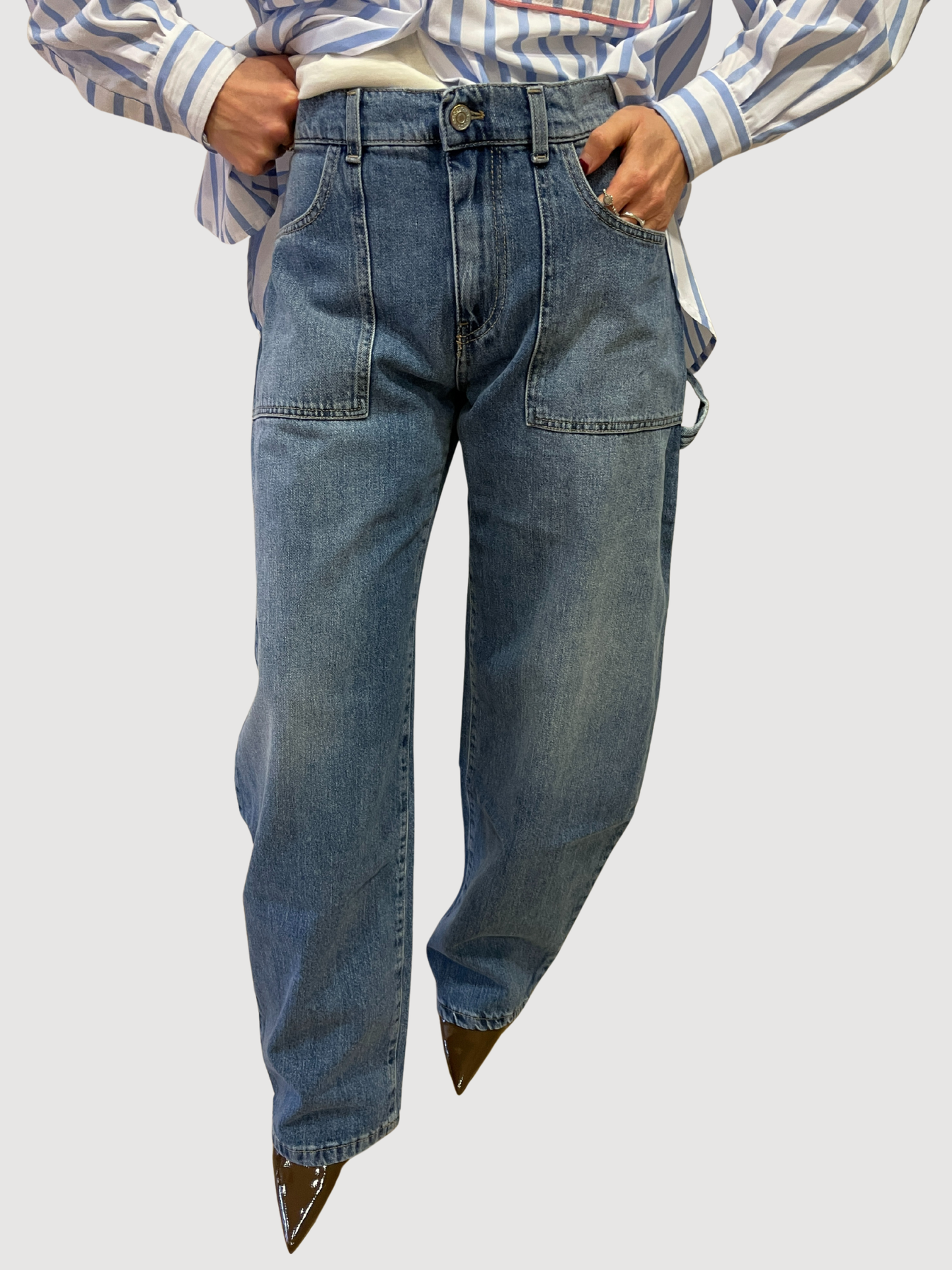 VICOLO - Jeans Denise in denim baloon fit