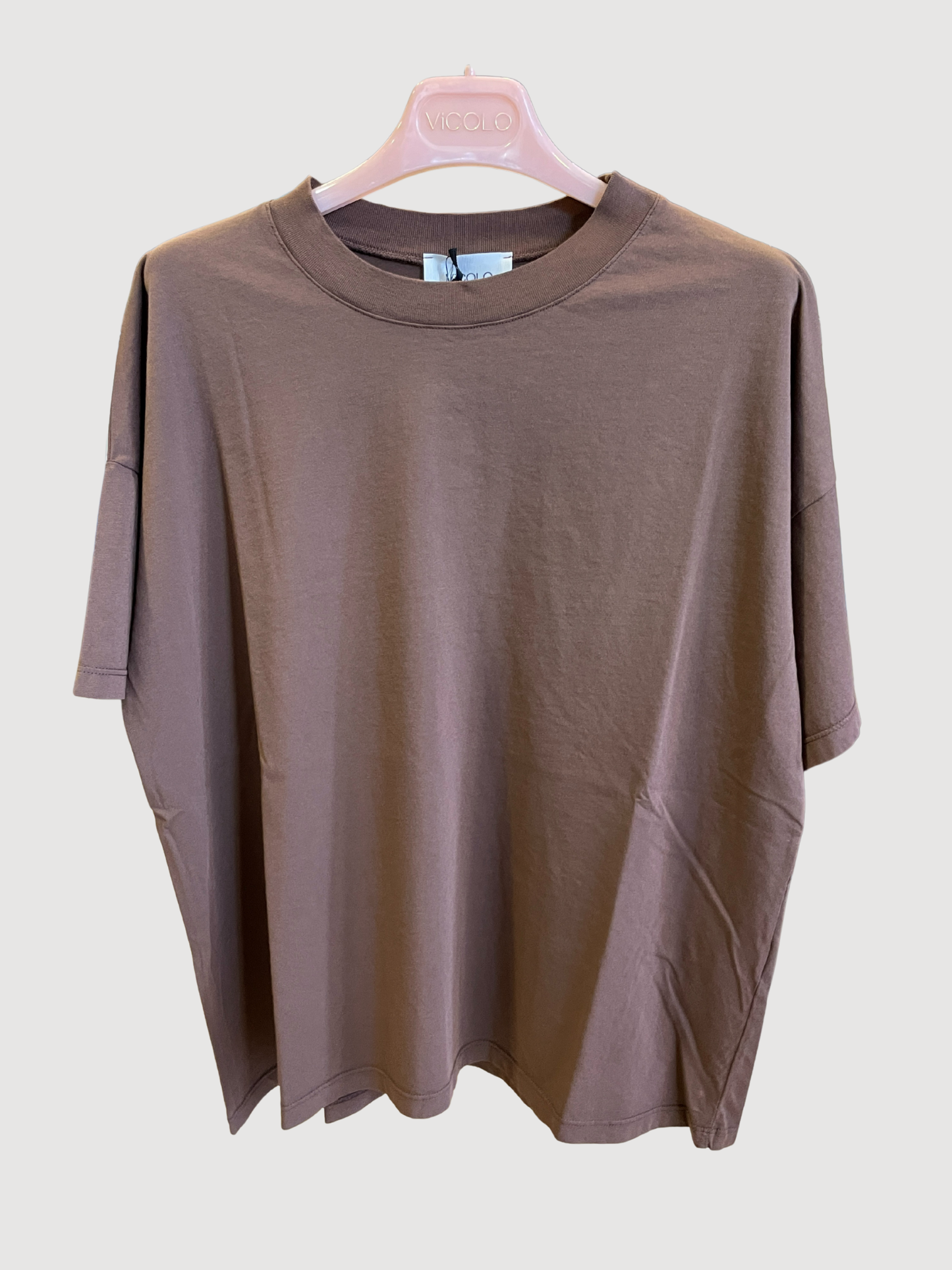 VICOLO - T-shirt in cotone over - più colori