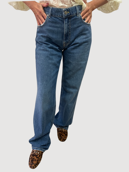 VICOLO - Jeans Alex in denim a palazzo dritto