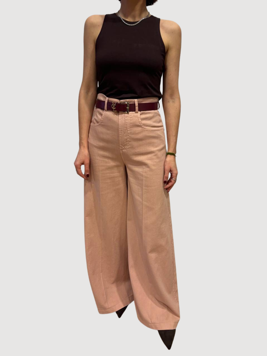 KONTATTO - Canotta in viscosa fondente con spalla larga