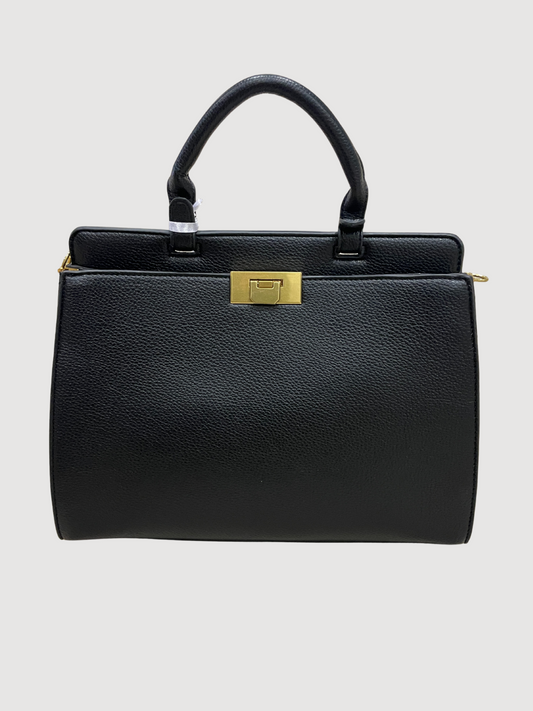 Borsa in ecopelle con manici - più colori