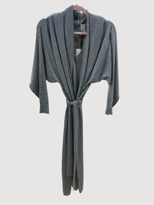 VICOLO - Abito in maglia morbido con dettaglio cintura e sciarpa - più colori