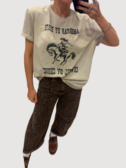 SOUVENIR - Jeans Gaya maculato baggy fit