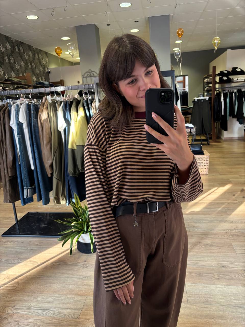 SUSY MIX - Maglia oversize a maniche lunghe e girocollo a righe color viola - più varianti