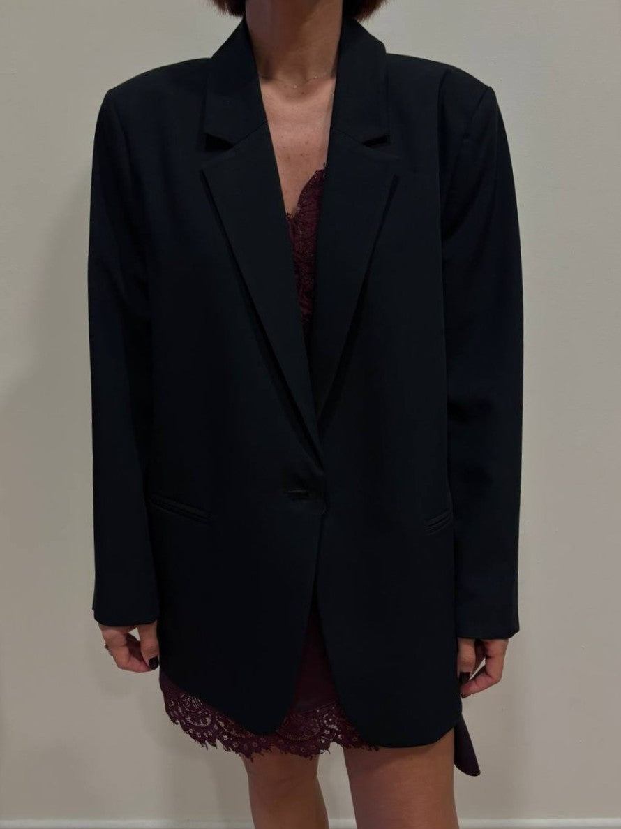 VICOLO - Blazer over color nero