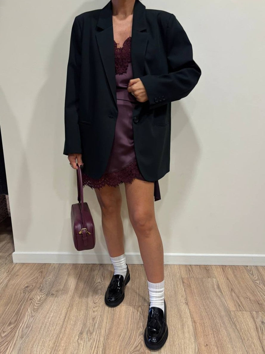 VICOLO - Blazer over color nero