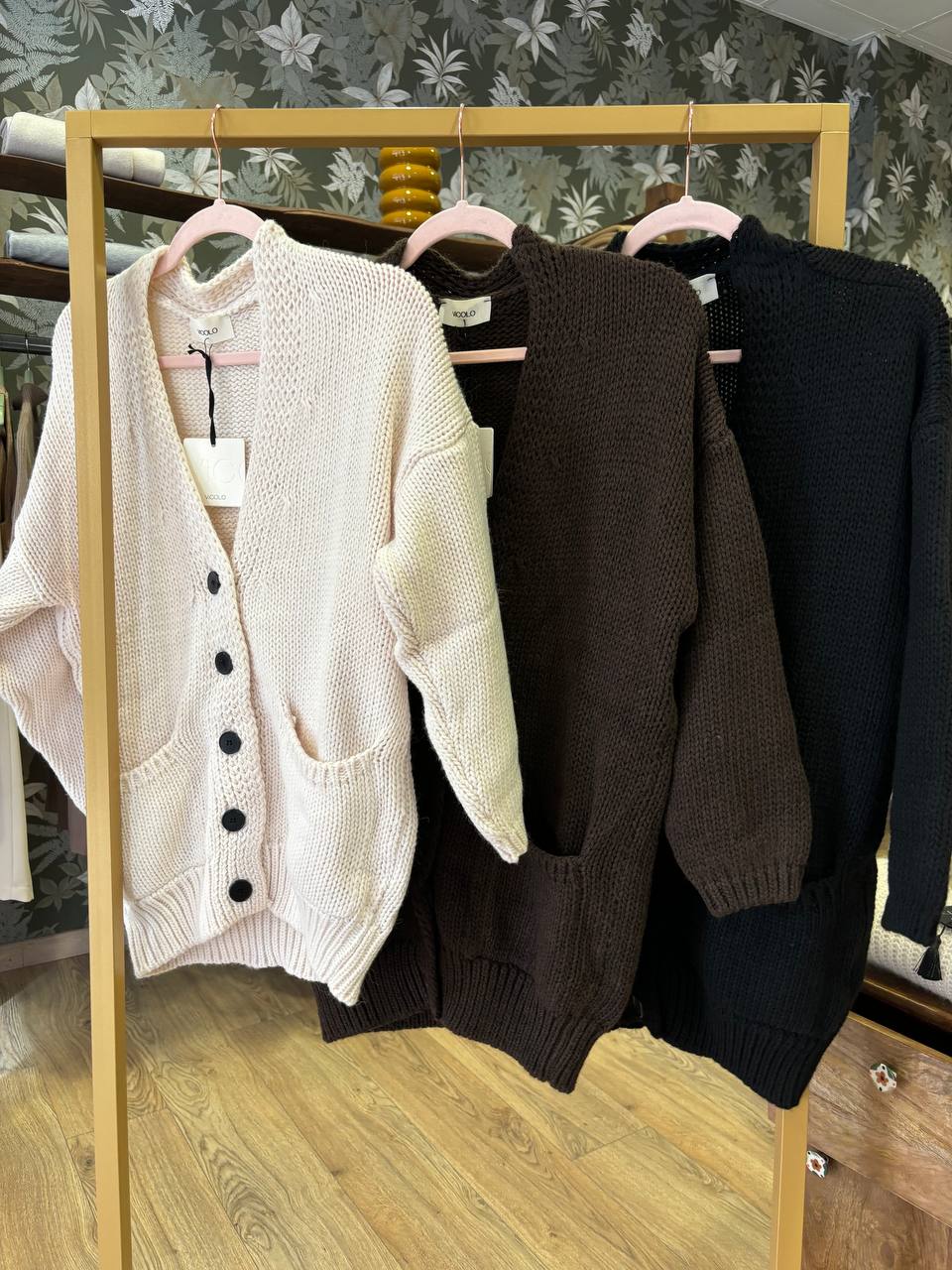 VICOLO - Cardigan in maglia con bottoni - più colori