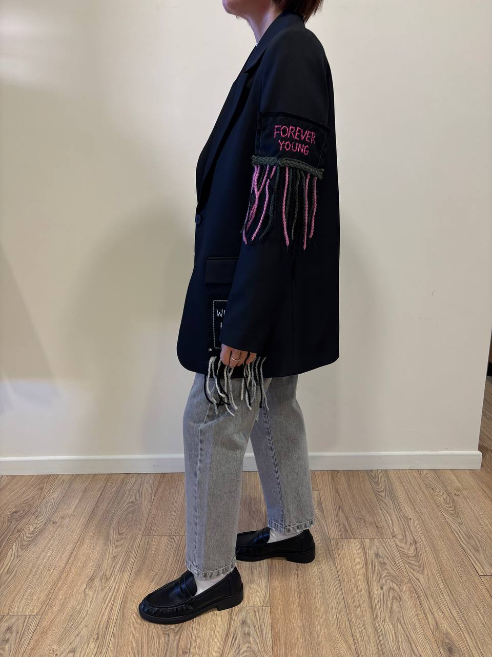 VICOLO - Blazer over a fantasia forever color nero