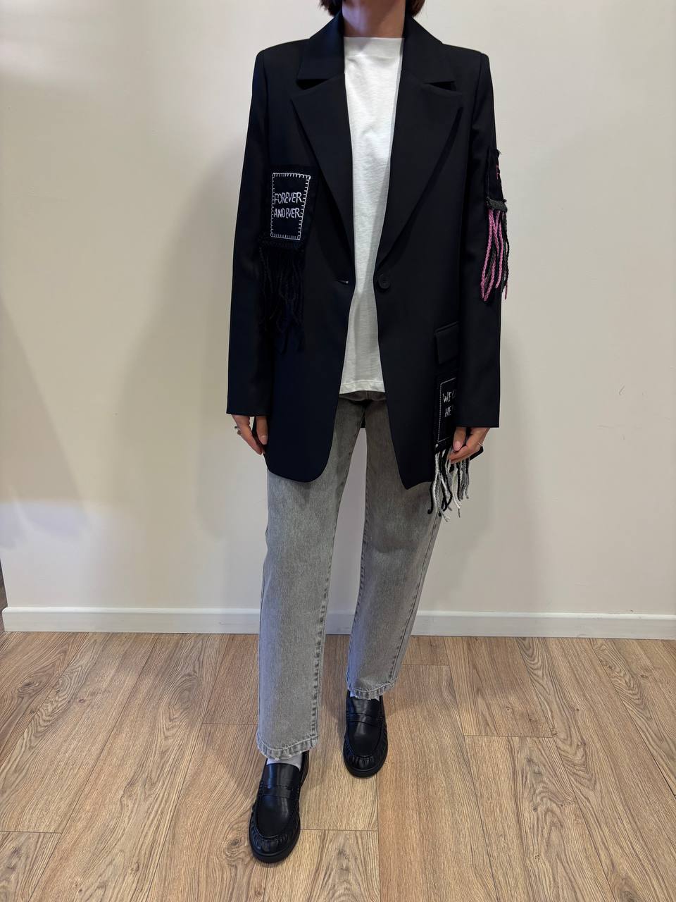 VICOLO - Blazer over a fantasia forever color nero