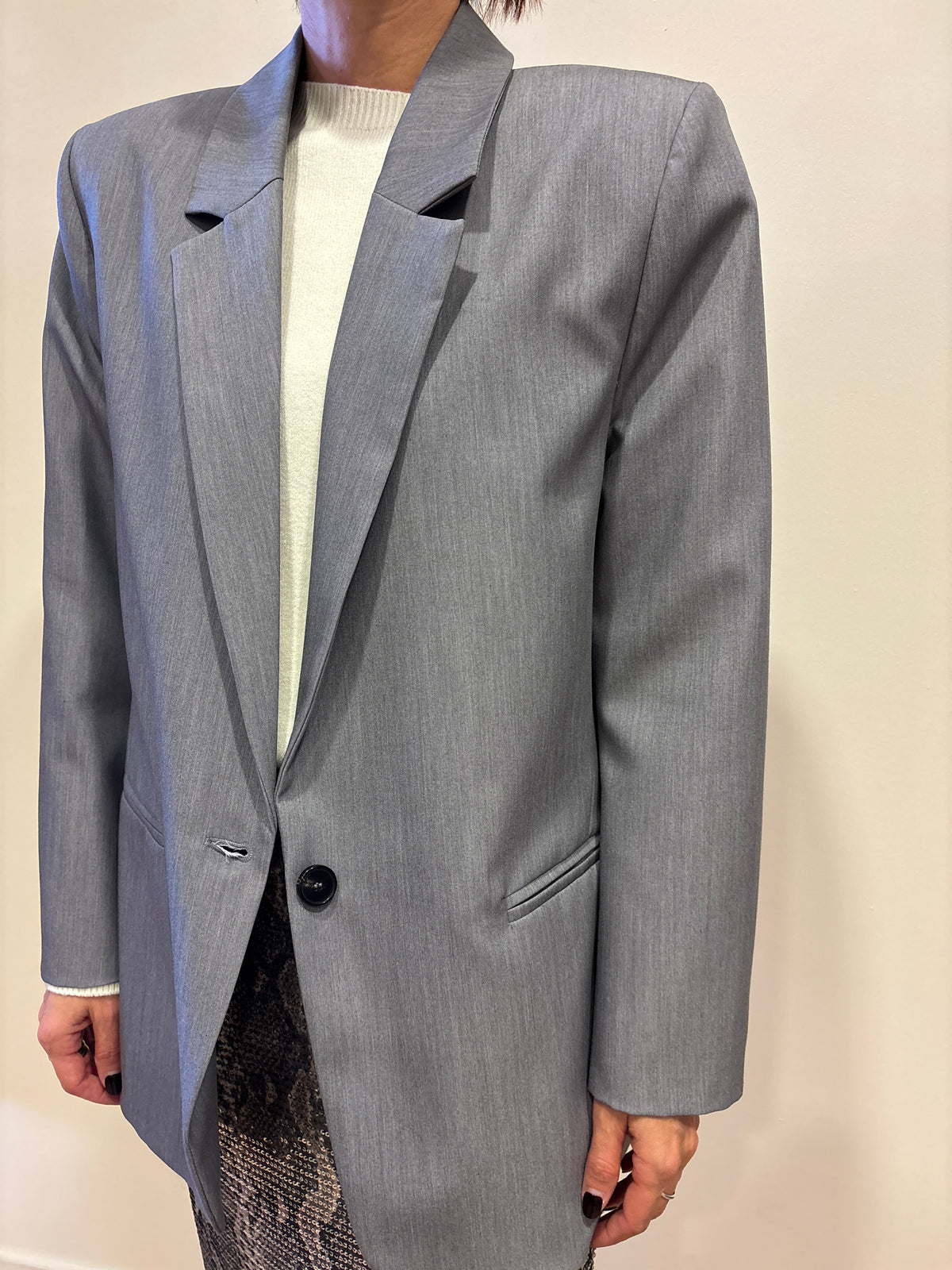 VICOLO - Blazer over color grigio