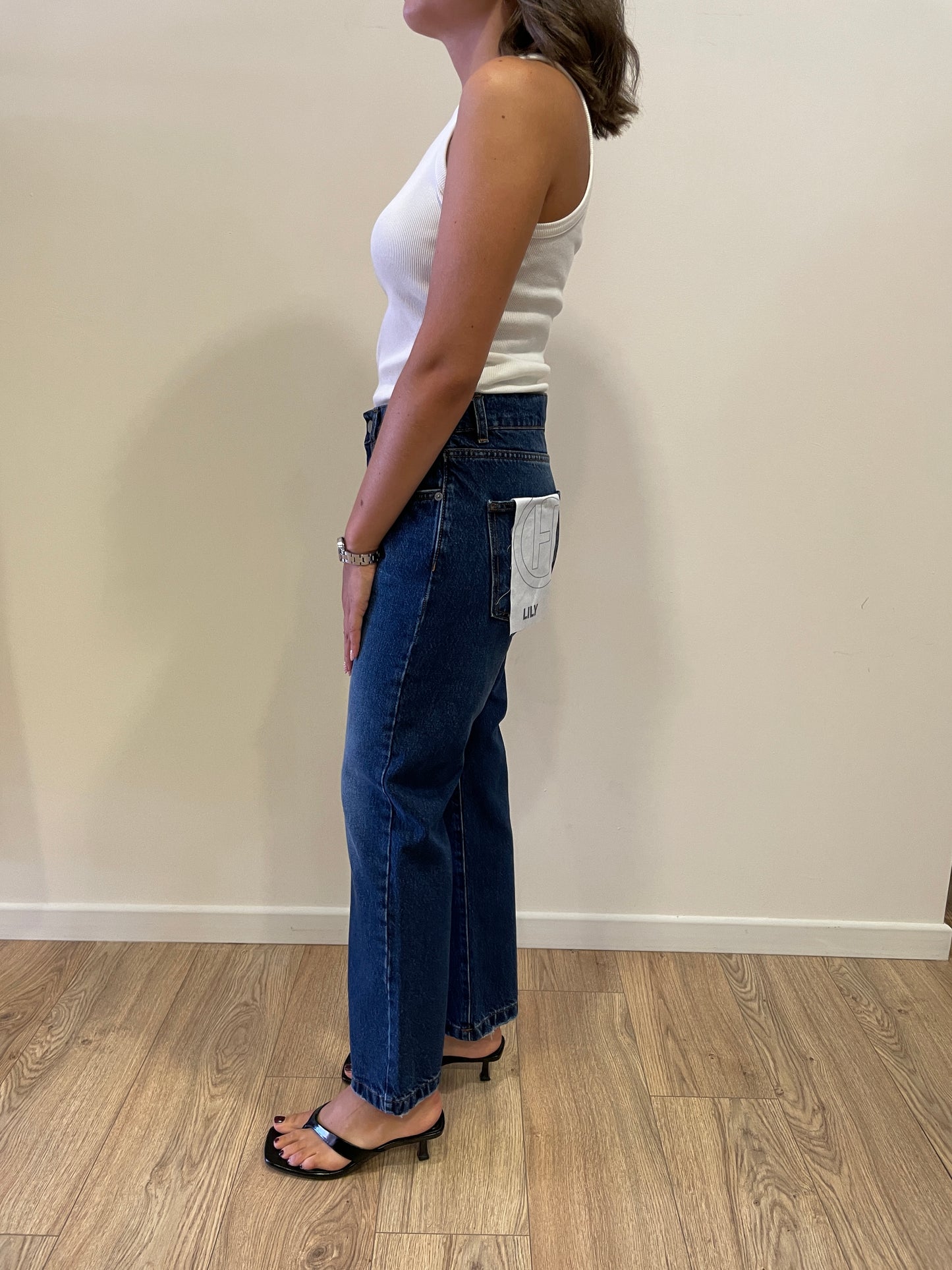 HAVEONE - Jeans Lily dritto a vita media color denim