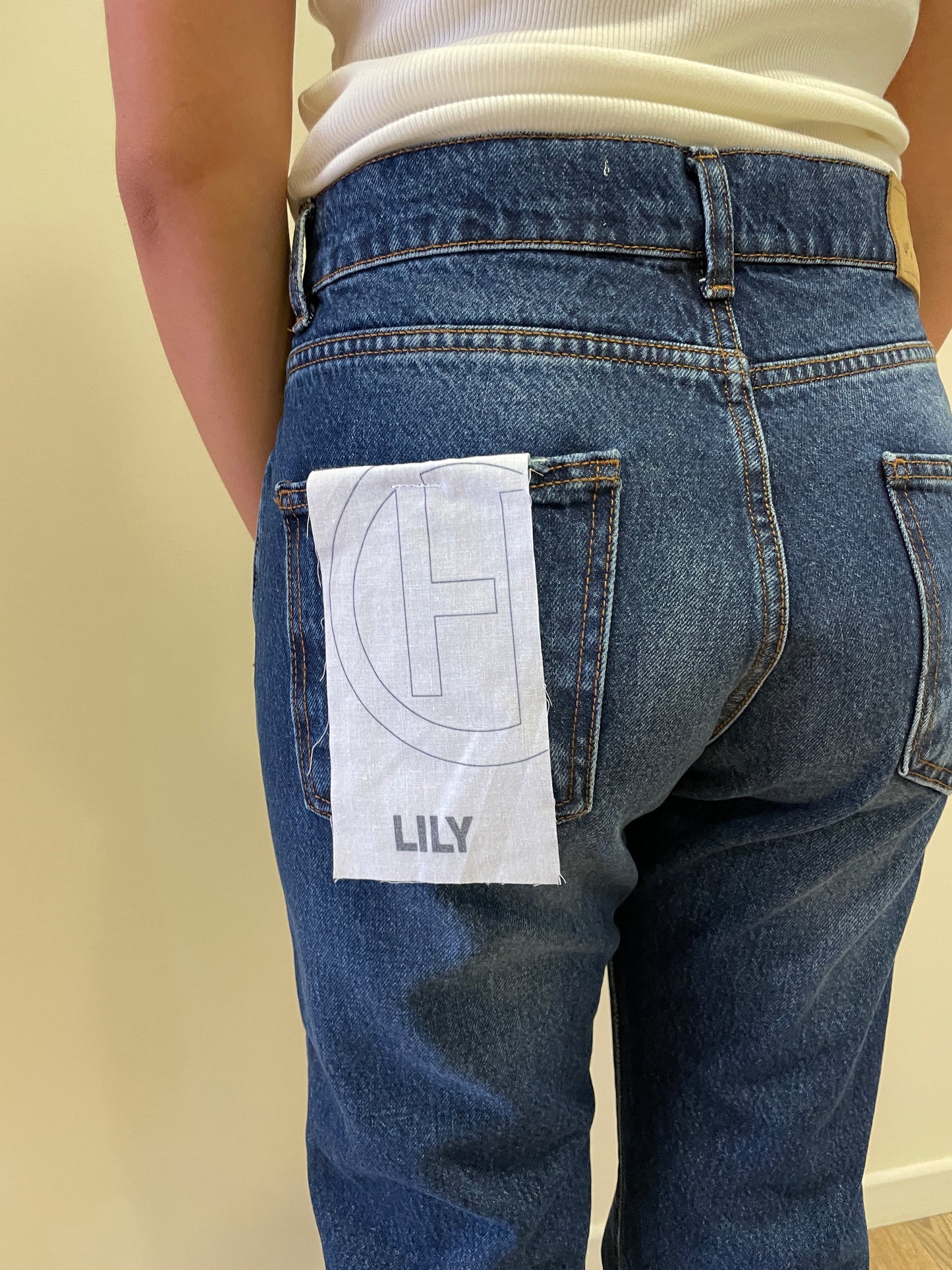 HAVEONE - Jeans Lily dritto a vita media color denim