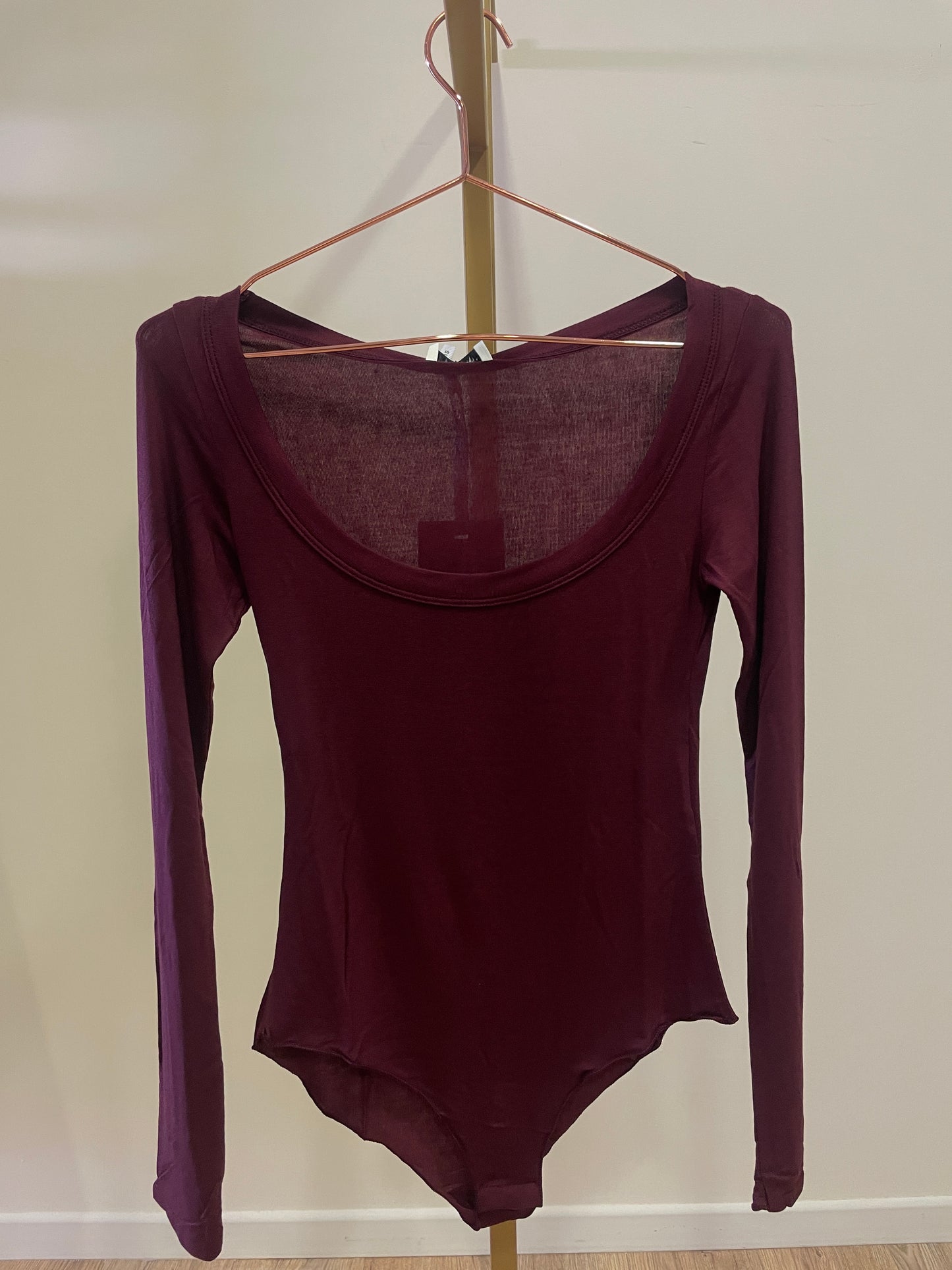 SUSY MIX - Body con scollo tondo a maniche lunghe color crema - più colori