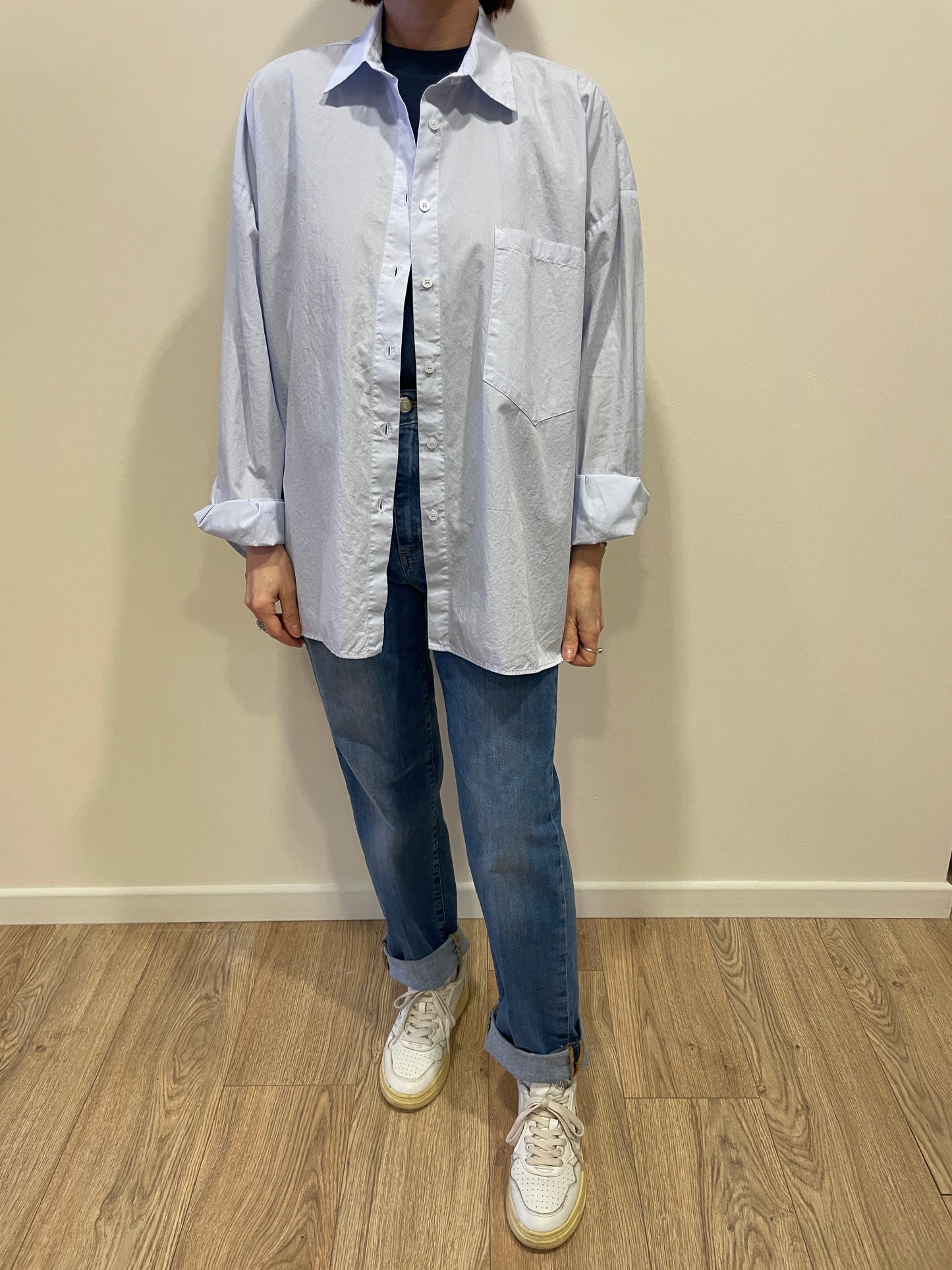 HAVEONE - Jeans Mandy in denim elasticizzato con risvolto