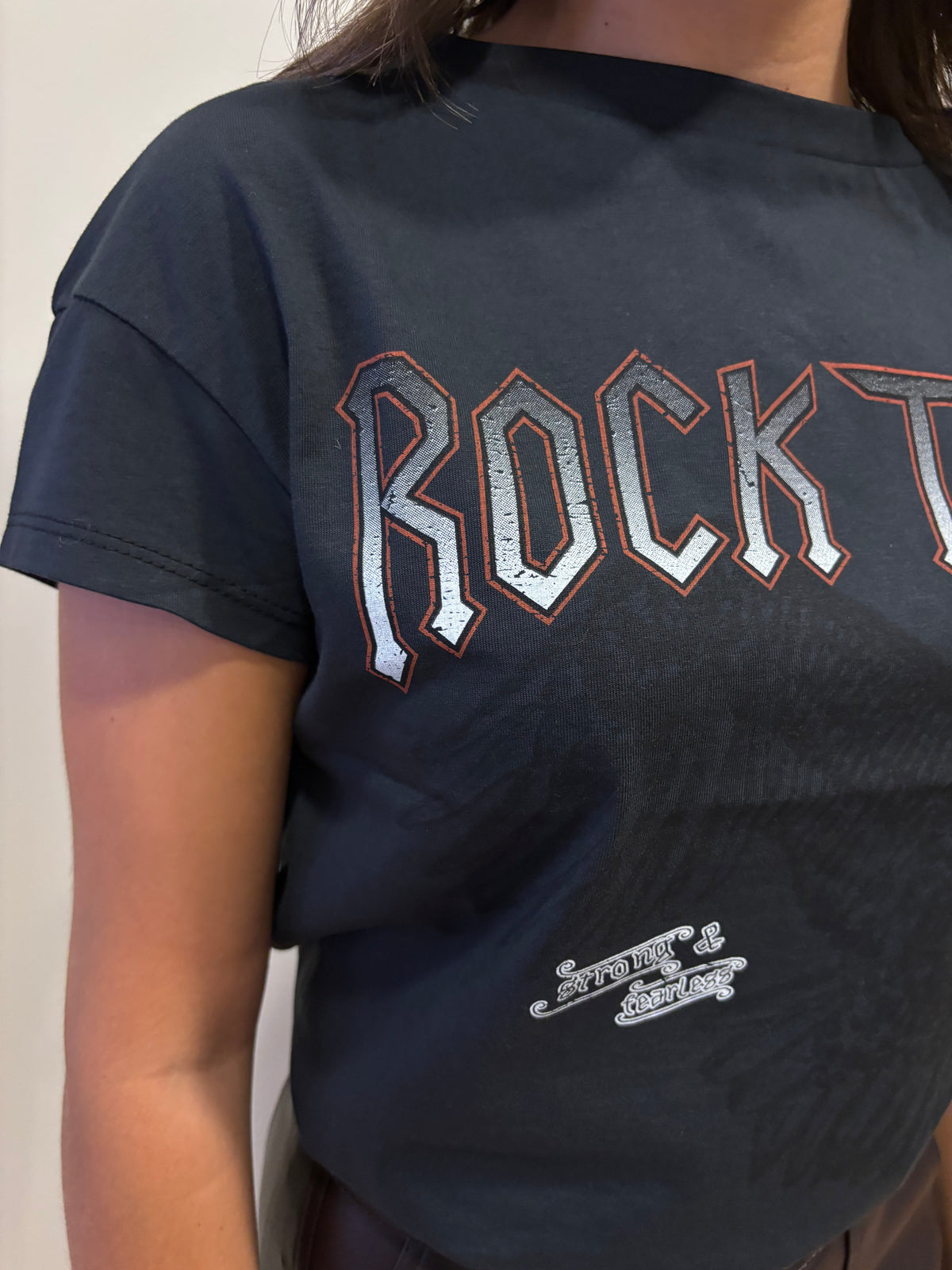 SUSY MIX - T-shirt in cotone con fantasia rock - più varianti