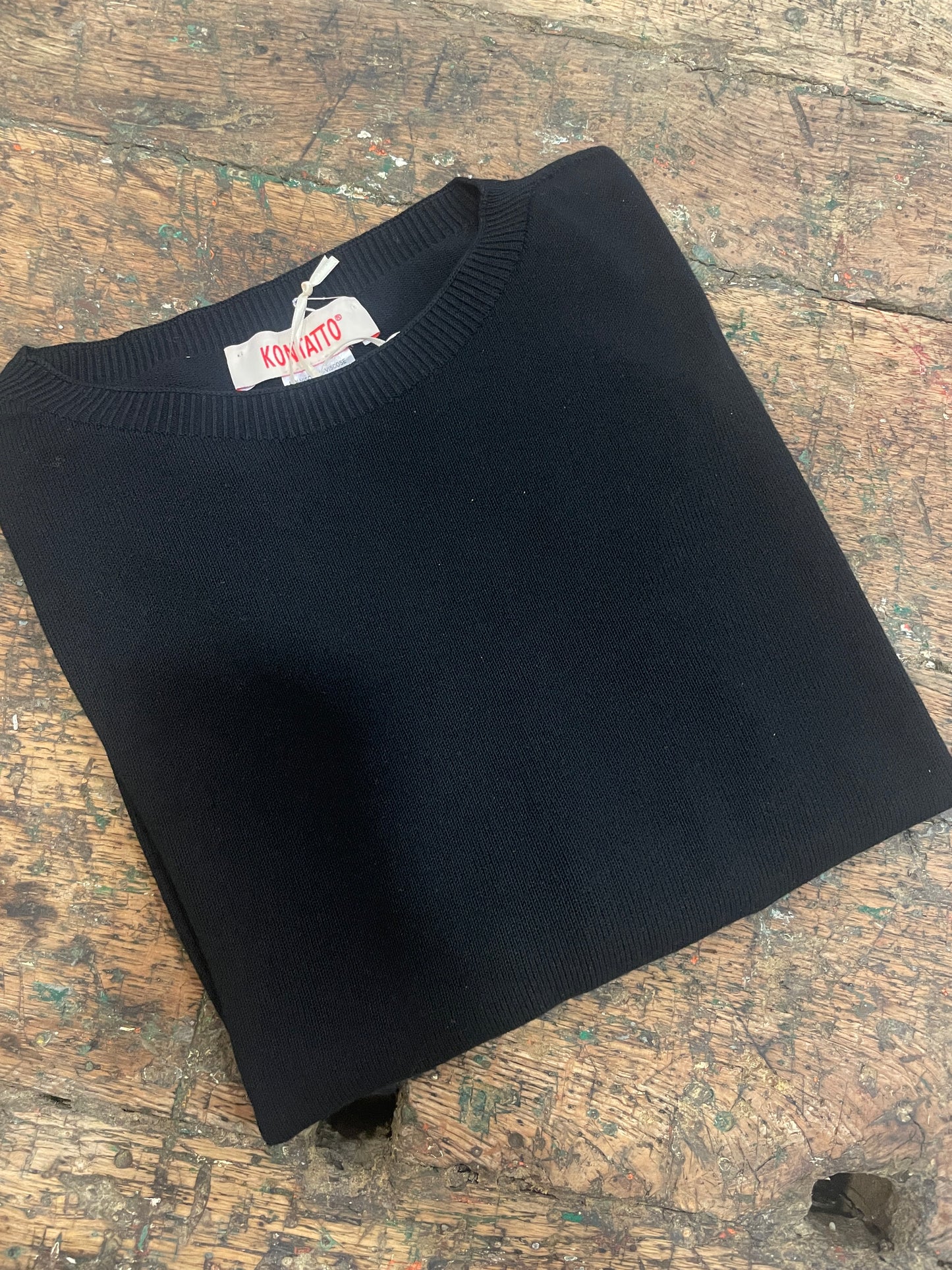 KONTATTO - Maglia a mezze maniche in misto viscosa rosa - più colori