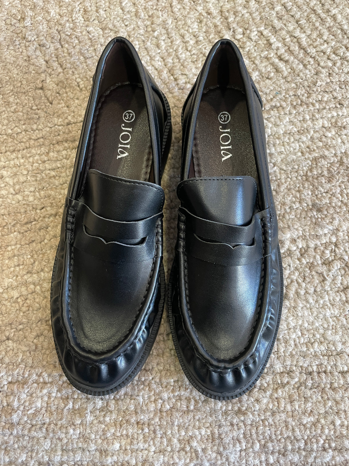 Mocassino in ecopelle nero