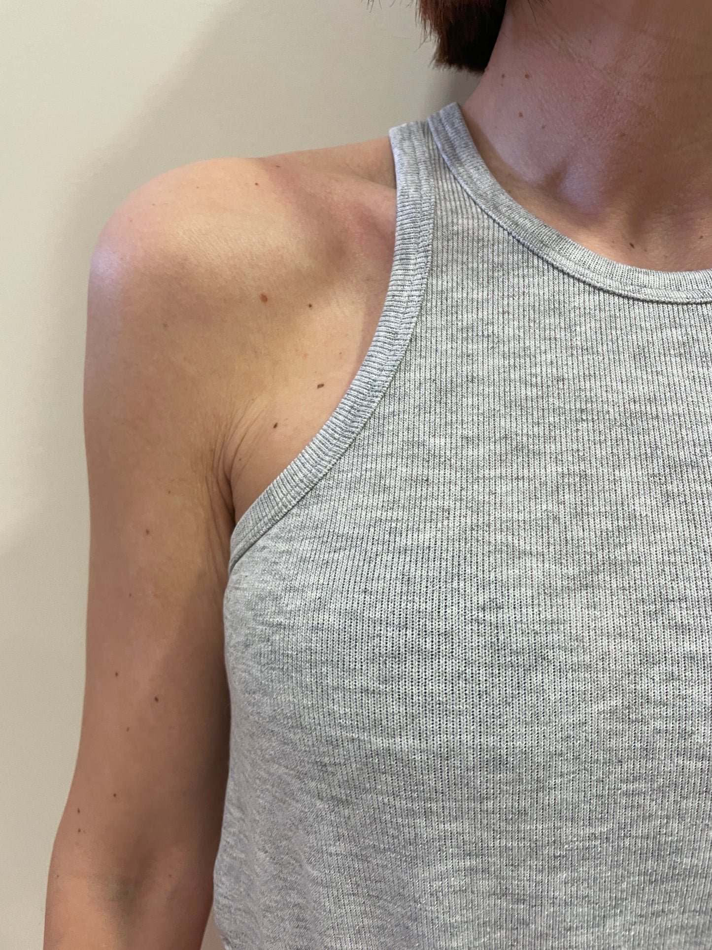 KONTATTO - Twin set con maglia e canotta a costine - più colori