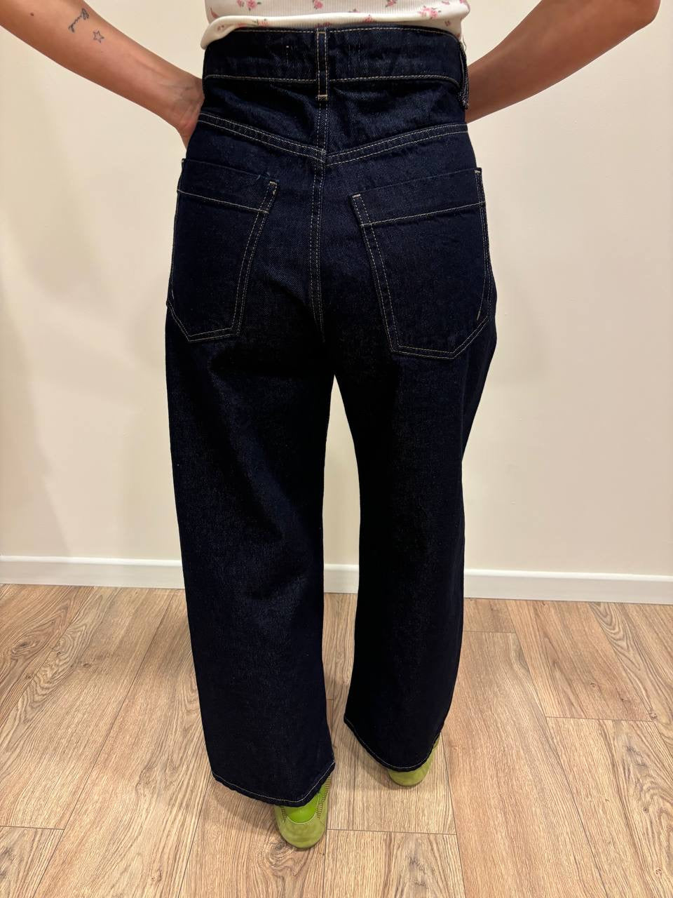 KONTATTO - Jeans Ficus baggy fit low rise cropped