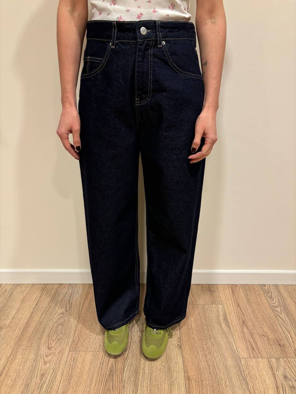 KONTATTO - Jeans Ficus baggy fit low rise cropped
