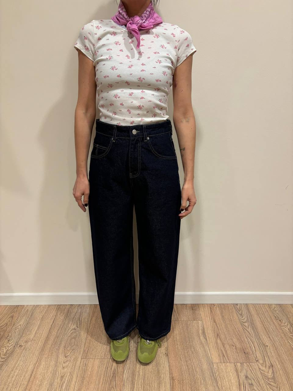 KONTATTO - Jeans Ficus baggy fit low rise cropped